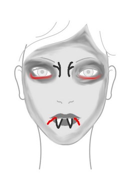 Tutoriel Maquillage Vampire Halloween