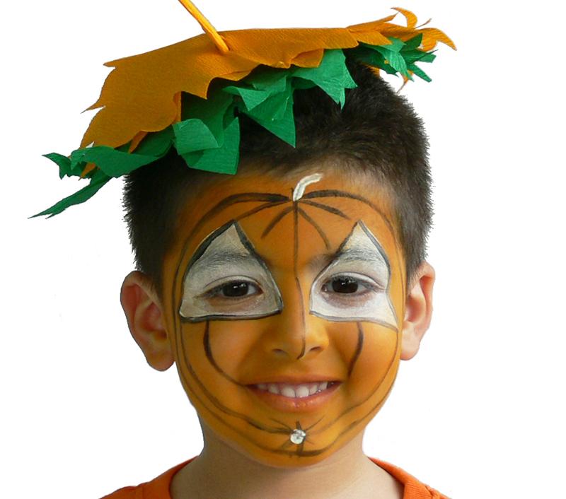 maquillage de citrouille