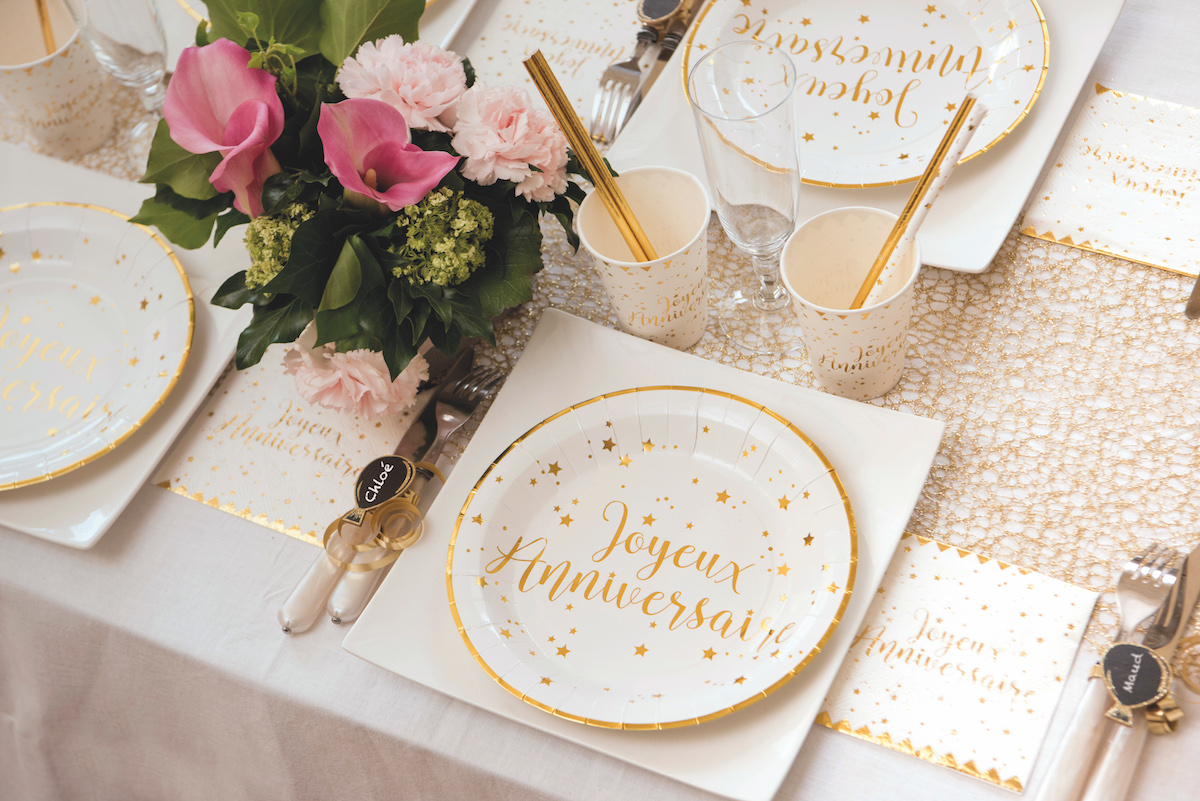 Comment Realiser Une Decoration De Table D Anniversaire Elegante Blog Jour De Fete