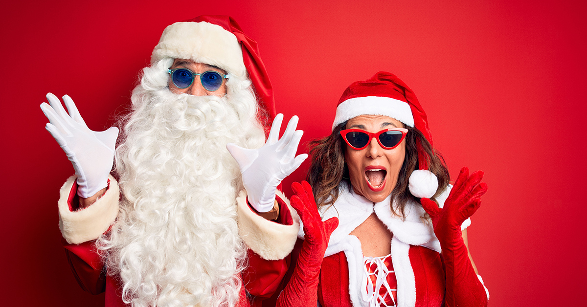 Déguisements Père Noêl et Mère Noël Blog Jour de Fête