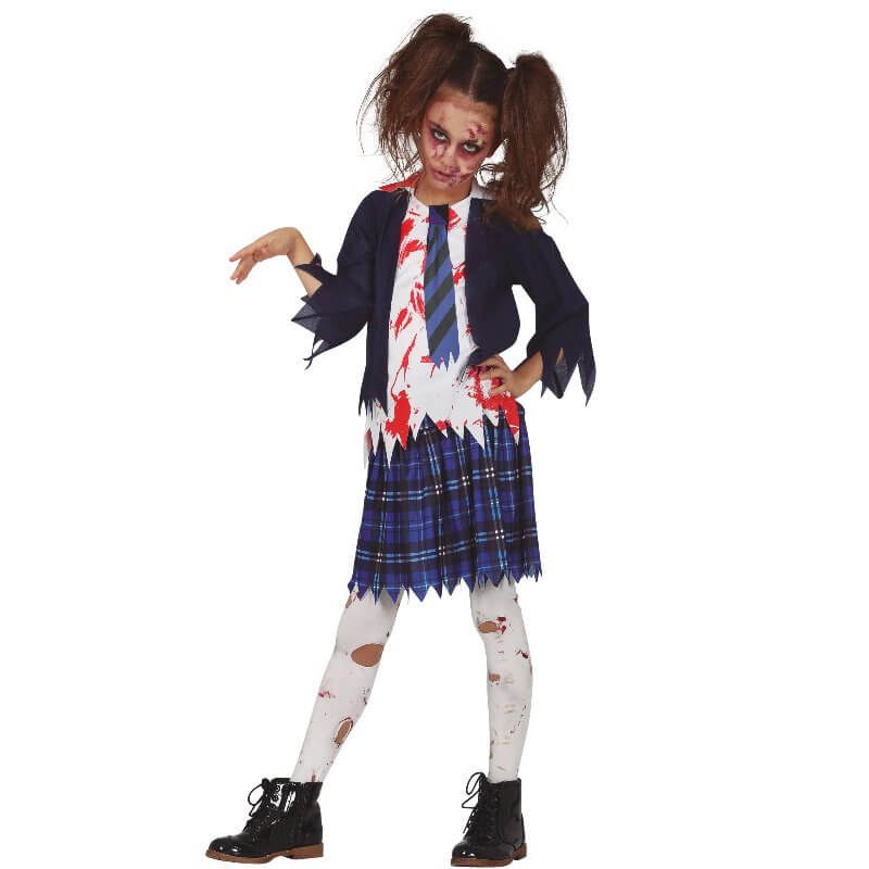 Déguisement d'écolière zombie pour fille