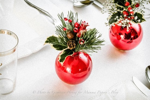 Une idée originale et à bas coût pour une touche vive sur votre table de Noël