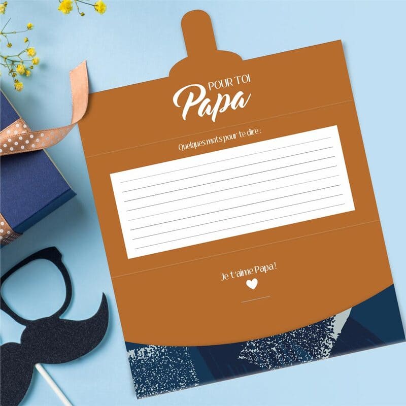 Une lettre à donner pour la fête des pères | jourdefete.com