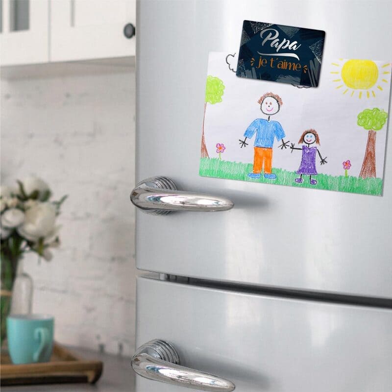 Un magnet pour coller les dessins de Papa | jourdefete.com