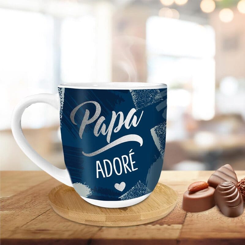 Une magnifique tasse pour la pause café de papa  | jourdefete.com