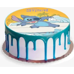 Un disque d'azyme Stitch pour le gâteau | jourdefete.com