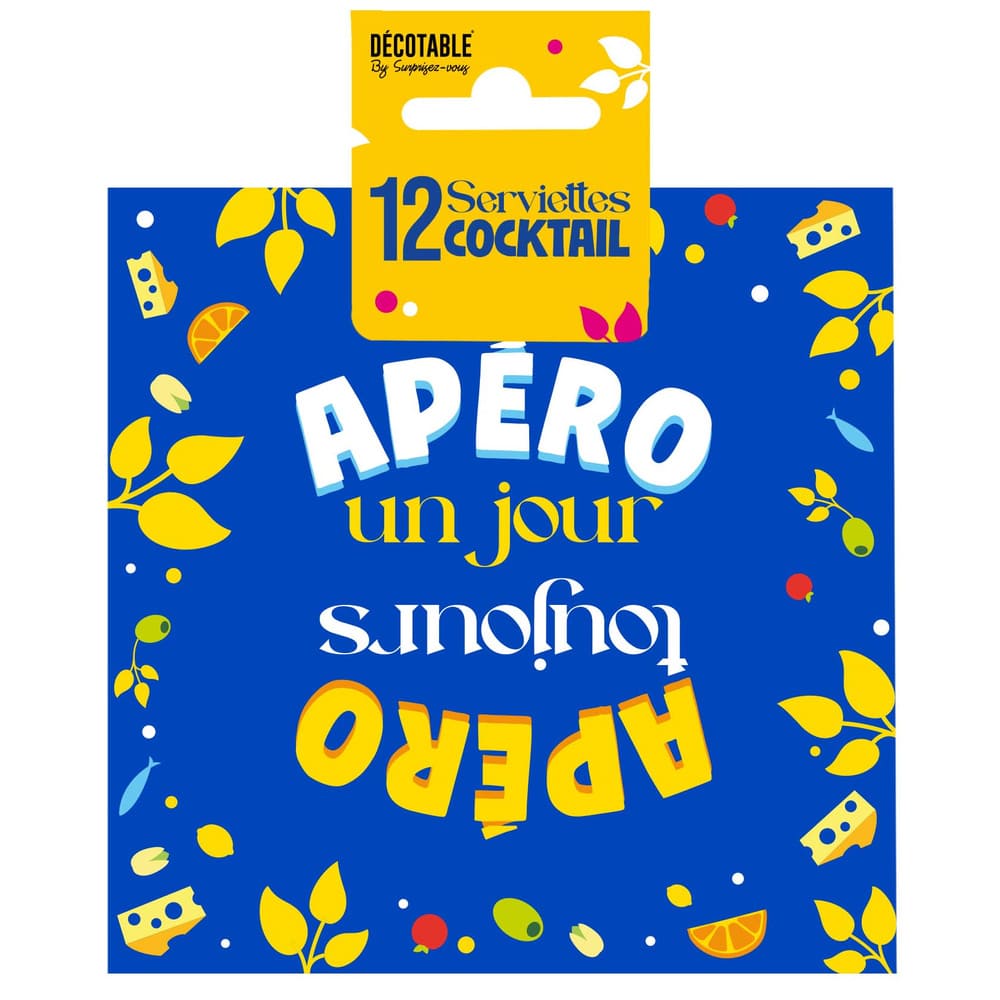 Des serviettes à placer sur votre table de fête estivale | jourdefete.com
