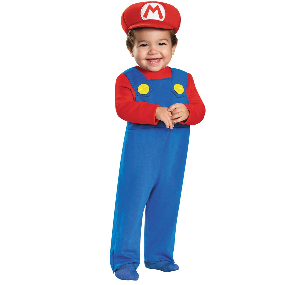 Un costume de Mario pour bébé