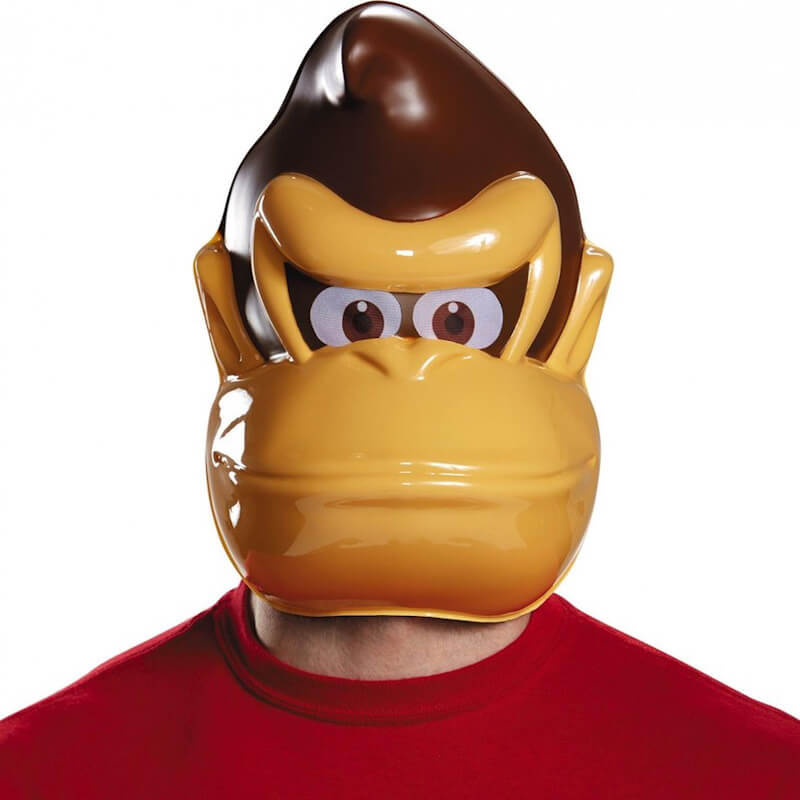 Un masque de Donkey Kong pour un carnaval vidéoludique