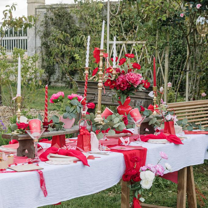 La déco de mariage au thème romantique