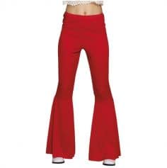 Pantalon Disco pour Femme - Rouge