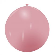 1 ballon latex rose blush 1 mètres | jourdefete.com