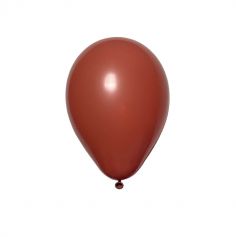100 ballons opaques 25 cm terracotta | jourdefete.com