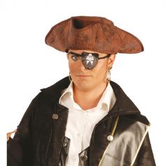 Chapeau de Pirate Marron Homme