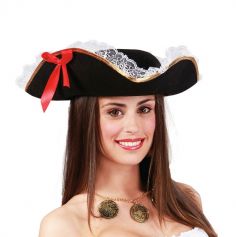 Chapeau de Capitaine Pirate Femme