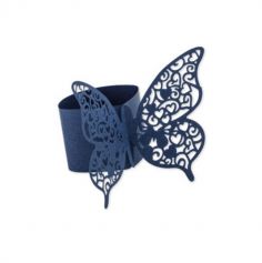 ronds-serviette-papillon-bleu-marine|jourdefete.com
