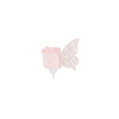 papillon-rose-poudre-rond-serviette | jourdefete.com