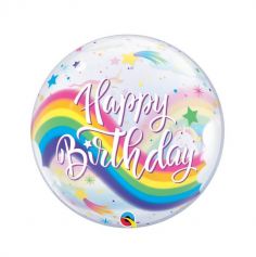 Ballon Happy Birthday - Licorne | jourdefete.com
