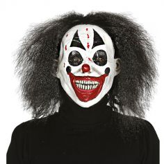 Masque en Latex - Clown avec Cheveux