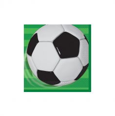 Serviettes x16 - Collection Soccer
