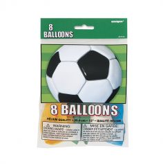 Pack de 8 ballons - Collection Soccer