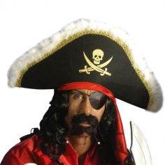 Moustache et Bouc avec Perles de Pirate
