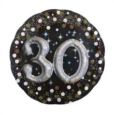 Ballon Métallique Hélium - 30 ans 