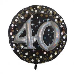 Ballon Métallique Hélium - 40 ans 