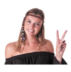 Bandeau hippie avec perles