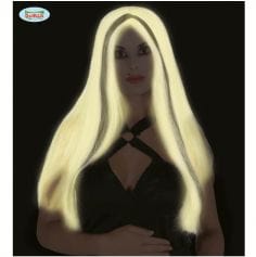 Perruque Halloween Phosphorescente - Cheveux Longs