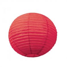 Lanterne Japonaise en Papier Rouge - 35 cm