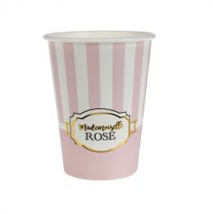 10 Gobelets - Collection "Mademoiselle Rose"