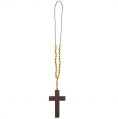 Collier chapelet et croix