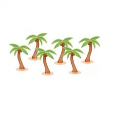 6 Palmiers Décoratifs