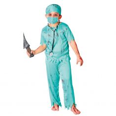 Déguisement de Chirurgien Zombie Enfant - Taille au Choix