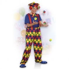 Costume de Clown Jongleur - Taille M/L