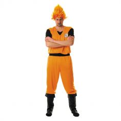 Déguisement Manga Orange Homme - Taille Unique