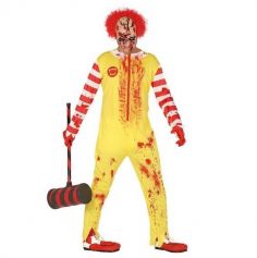 Déguisement Homme - Clown Burger - Taille Unique