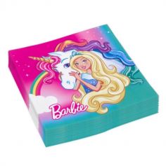 Sachet de 20 serviettes "Barbie Dreamtopia"