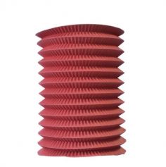 lampion cylindrique rouge 13 cm | jourdefete.com