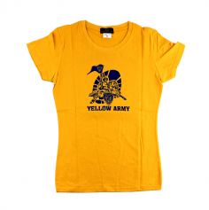T-Shirt Jaune Yellow Army Femme - Taille au Choix