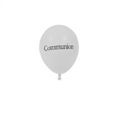 8 Ballons de Baudruche Blanc - Communion