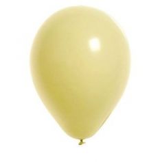 100 Ballons de Baudruche Unis Crème