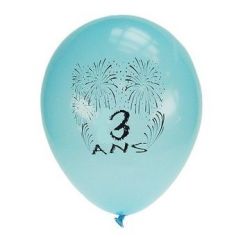 Ballons de Baudruche Anniversaire 3 ans