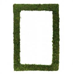 cadre vegetal en mousse verte synthetique | jourdefete.com