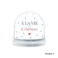 Boule de Neige Saint-Valentin - Modèle au choix | jourdefete.com