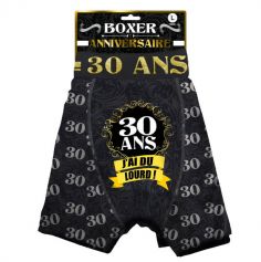 Boxer Festif - 30 ans - Taille au choix
