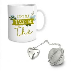 coffret mug et boule à thé | jourdefete.com