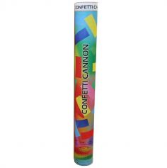 canon à confettis multicolores de 60 cm | jourdefete.com