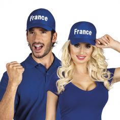 Casquette Bleue de Supporter France - Taille Réglable